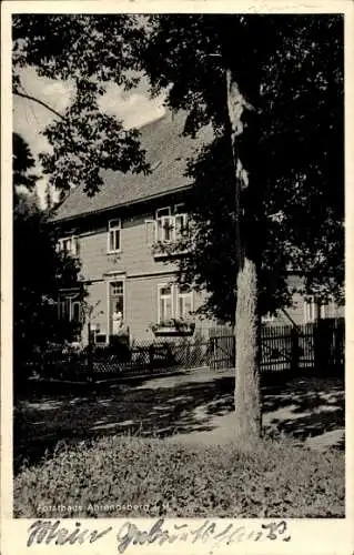 Ak Forsthaus Ahrendsberg Schulenberg Clausthal Zellerfeld im Oberharz, Teilansicht