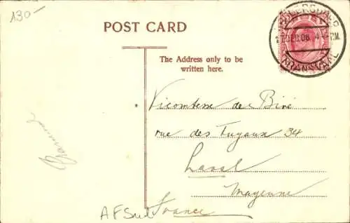 Ak Südafrika, Goldgräberfeld