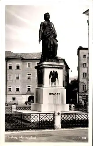 Ak Salzburg in Österreich, Mozartdenkmal