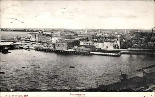 Ak Southampton Hampshire England, Totalansicht