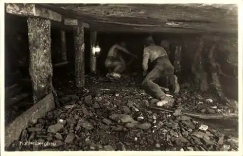 Ak Bergbau, Bergwerk, Kohlenbergbau, Bergleute