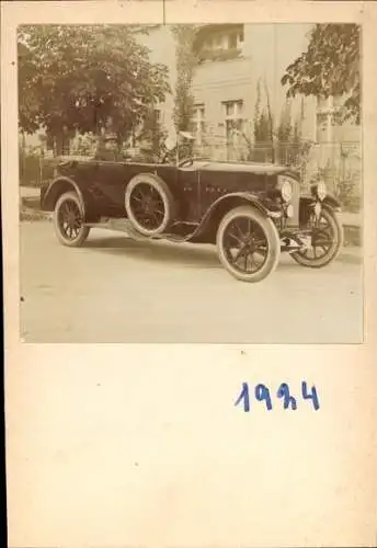 Foto Auto, Automobil, Autofahrer, Jahr 1924
