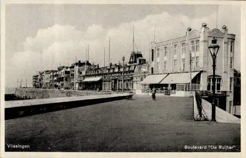 Ak Vlissingen Zeeland Niederlande, Boulevard De Ruijter