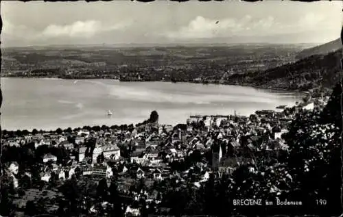 Ak Bregenz am Bodensee Vorarlberg, Gesamtansicht