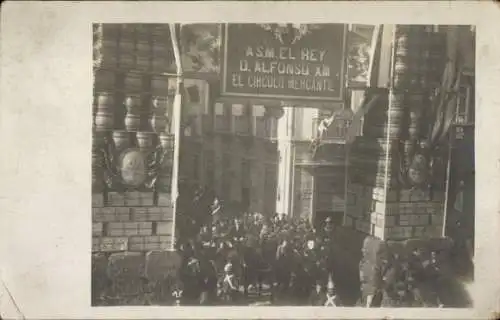 Foto Ak König Alfons XIII. von Spanien, Staatsbesuch in Italien, 1926