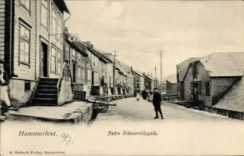 Ak Hammerfest Norwegen, Nedre Grönnevoldsgade