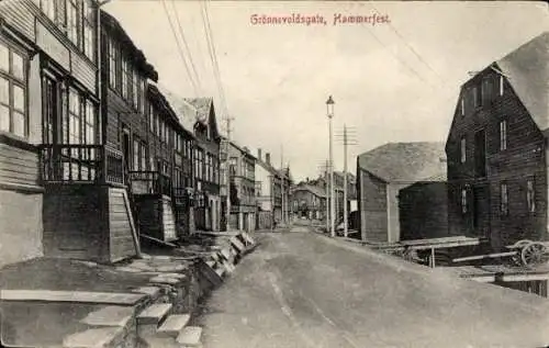 Ak Hammerfest Norwegen, Grönnevoldsgate