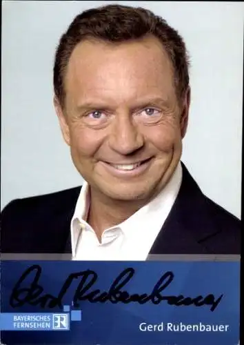 Ak Schauspieler Gerd Rubenbauer, Portrait, Autogramm