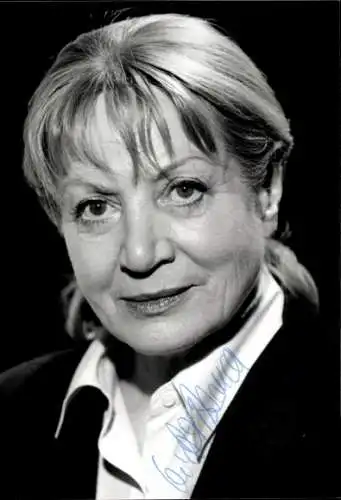 Foto Schauspielerin Christa Berndl, Portrait, Autogramm