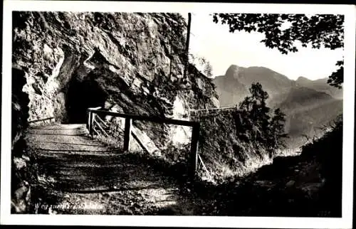 Ak Tirol, Brandbergkolm, Wegepartie, Klippe, Höhle