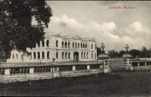 Ak Colombo Ceylon Sri Lanka, Museum