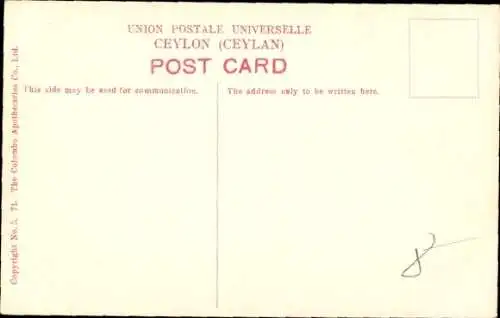 Ak Colombo Ceylon Sri Lanka, Galle Road