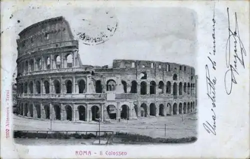 Ak Roma Rom Lazio, Il Colosseo