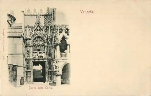 Ak Venezia Venedig Veneto, Porta della Carla