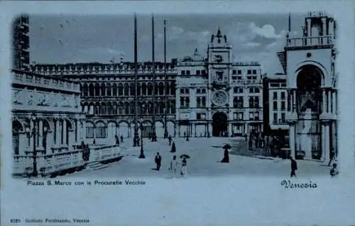 Ak Venezia Venedig Veneto, Piazza San Marco con le Procuratie Veccie