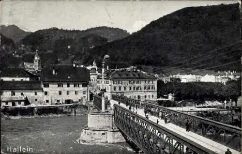 Ak Hallein Tennengau in Salzburg, Brücke