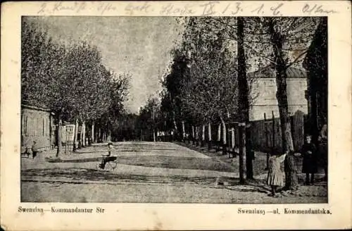 Ak Švenčionys Swenzian Litauen, Kommandantur-Straße