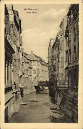 Ak Hannover Altstadt, Partie an der Leine, Bürsten Pinsel Fabrik, Louis Rehbock