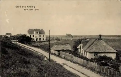 Ak Nordseebad Sankt Peter Ording, Teilansicht, Blick vom Deich