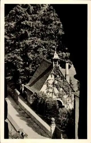 Ak Schönstatt Vallendar am Rhein, Gnadenkapelle, Blick vom alten Turm