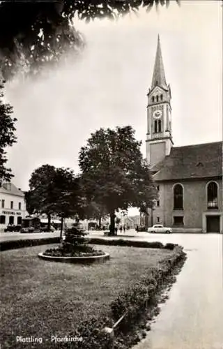 Ak Plattling in Niederbayern, Pfarrkirche