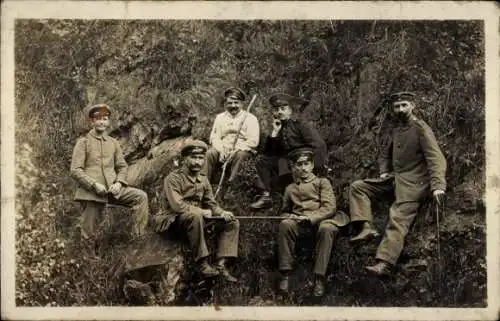 Foto Ak Bad Suderode Quedlinburg im Harz, Deutsche Soldaten in Uniformen, I WK