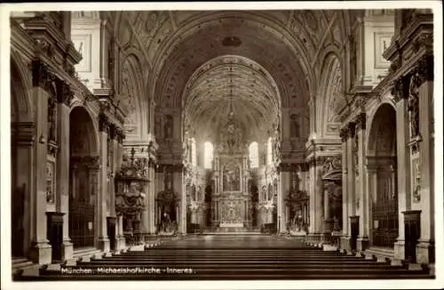 Ak München, Michaelshofkirche, Inneres