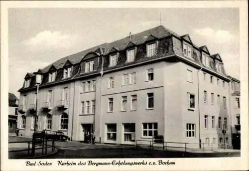 Ak Bad Soden am Taunus Hessen, Kurheim, Bergmann-Erholungswerk e.v. Bochum
