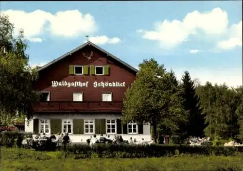 Ak Falkenstein Königstein im Taunus, Hotel Schönblick, Waldgaststätte