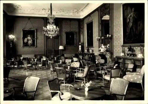 Ak Kronberg im Taunus, Schlosshotel, Grüner Salon