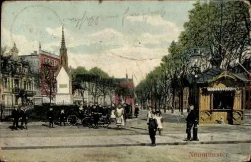 Ak Neumünster in Holstein, Krieger-Denkmal