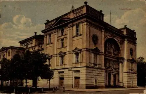 Ak Sowjetsk Tilsit Ostpreußen, Stadttheater