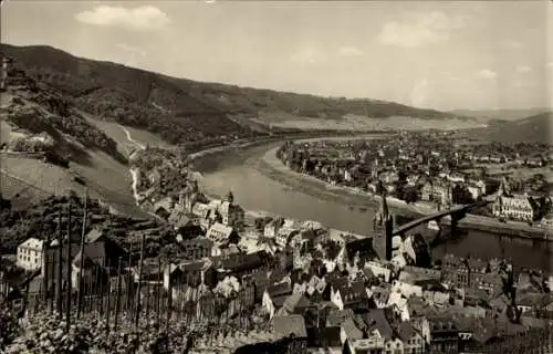 Ak Bernkastel Kues an der Mosel, Panorama