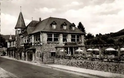 Ak Ernst an der Mosel, Weinhaus Heinrich Andre, Terrasse