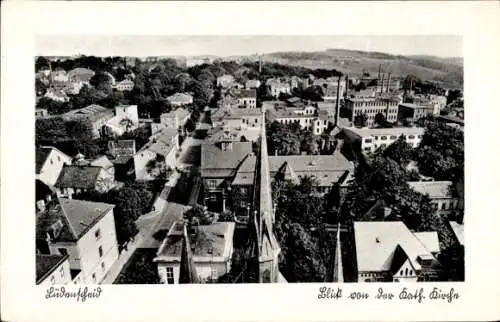 Ak Lüdenscheid im Märkischen Kreis, Blick von der katholischen Kirche