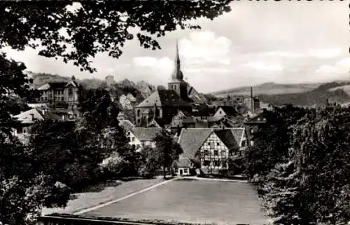 Ak Langenberg Velbert im Rheinland, Teilansicht, Kirche