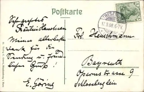 Ak Treseburg Thale im Harz, an der Bode