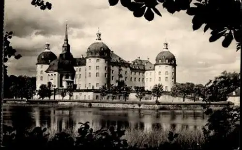 Ak Moritzburg in Sachsen, Barockmuseum, Schloss Moritzburg