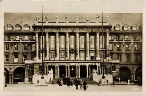 Foto Ak Barmen Wuppertal, Rathaus