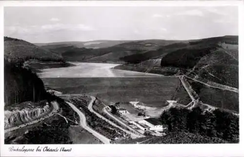 Ak Osterode im Harz, Sösetalsperre, Staumauer