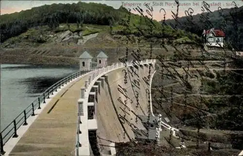 Ak Neustadt im Südharz, Talsperre der Stadt Nordhausen