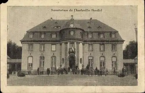 Ak Charleville sous Bois Moselle, Sanatorium