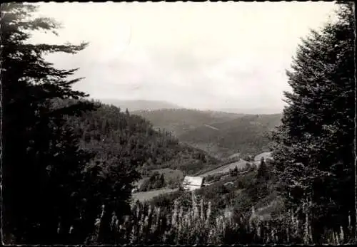 Ak Sainte Marie aux Mines Markirch Elsass Haut Rhin, Col, vue sur la Vallee