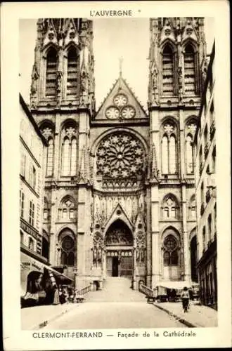 Ak Clermont Ferrand Puy de Dôme, Kathedrale