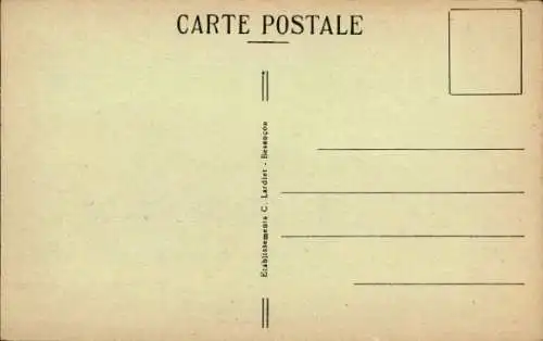 Ak Pierre Percée Meurthe et Moselle, Ruinen des Chateau des Princes de Salm