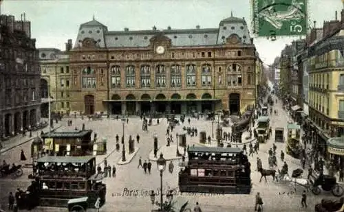 Ak Paris VIII, Gare Saint Lazare