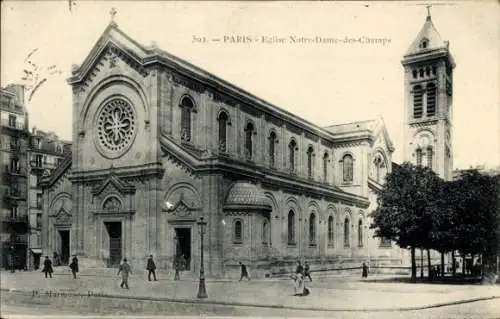 Ak Paris VI, Eglise Notre Dame des Champs