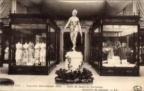 Ak Lyon Rhône, Exposition Internationale 1914, Salon des Industries Parisiennes