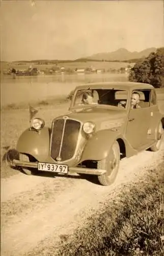 Foto Ak Auto, Automobil, Autokennzeichen IY 93797