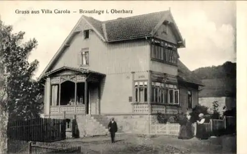 Ak Braunlage im Oberharz, Villa Carola